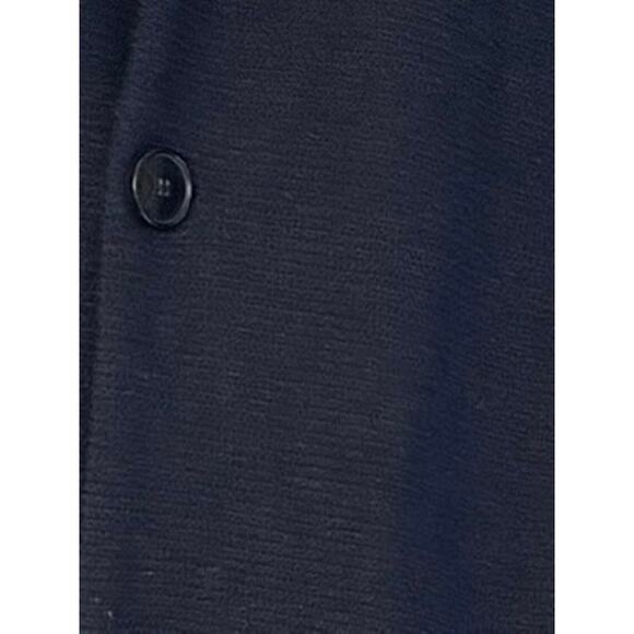 Zara Man Navy Knit Lined Coat Jacket US XL Made in Italy VGUC Versatile Trendy - Picture 6 of 11